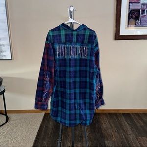 Pink Dolphin Flannel Shirt